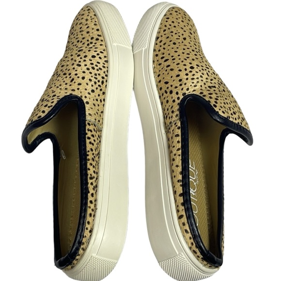 EUC Boutique By Corkys “Abbott” Tan Leopard Print Slides Women’s Size 7 - Picture 6 of 8